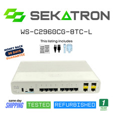 Cisco WS-C2960CG-8TC-L 8 Gigabit Compact Switch LAN Base FastShip