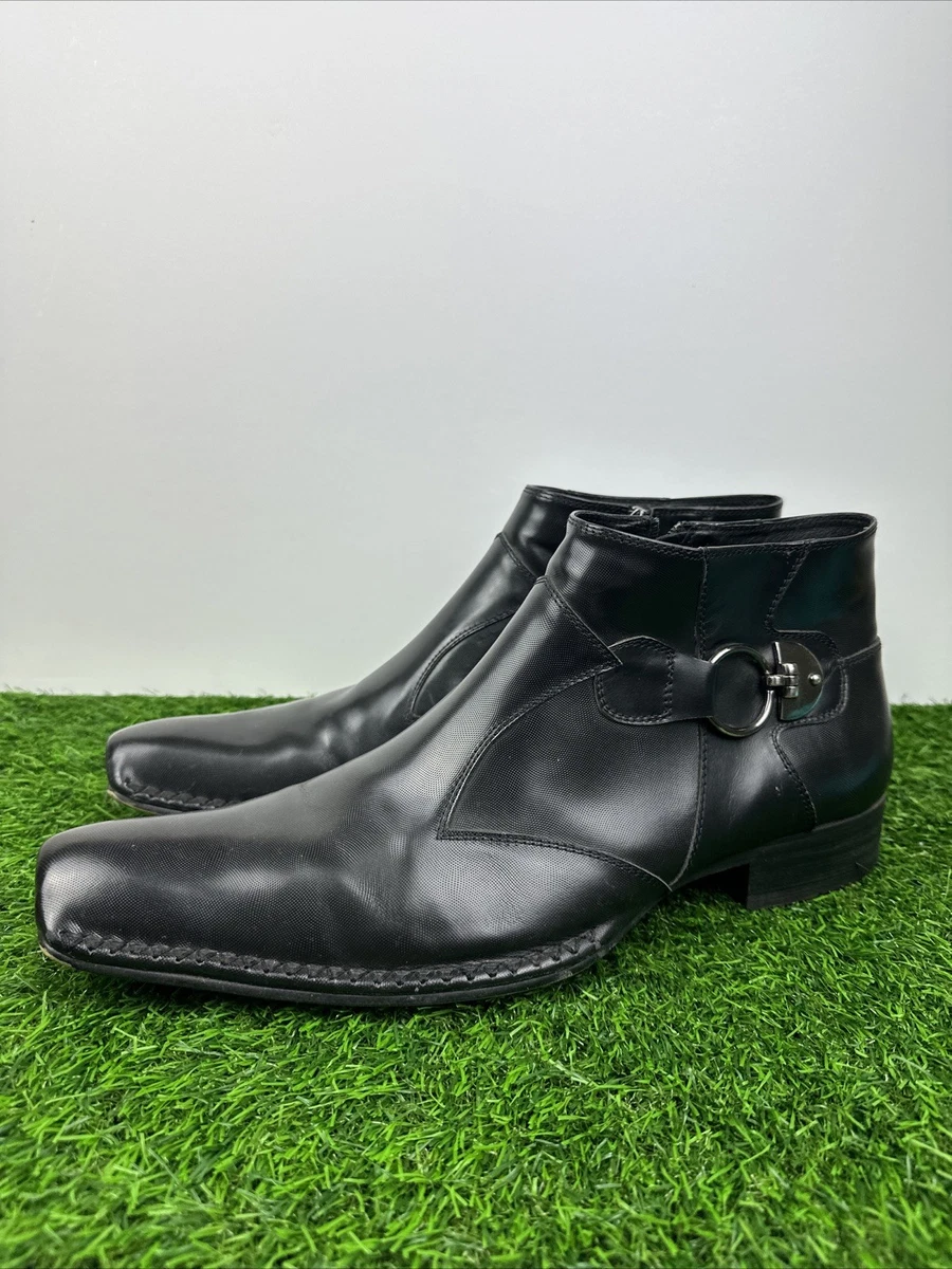 Zip Boots with Upper Leather Robert Wayne Footwear for Men  display picture 3
