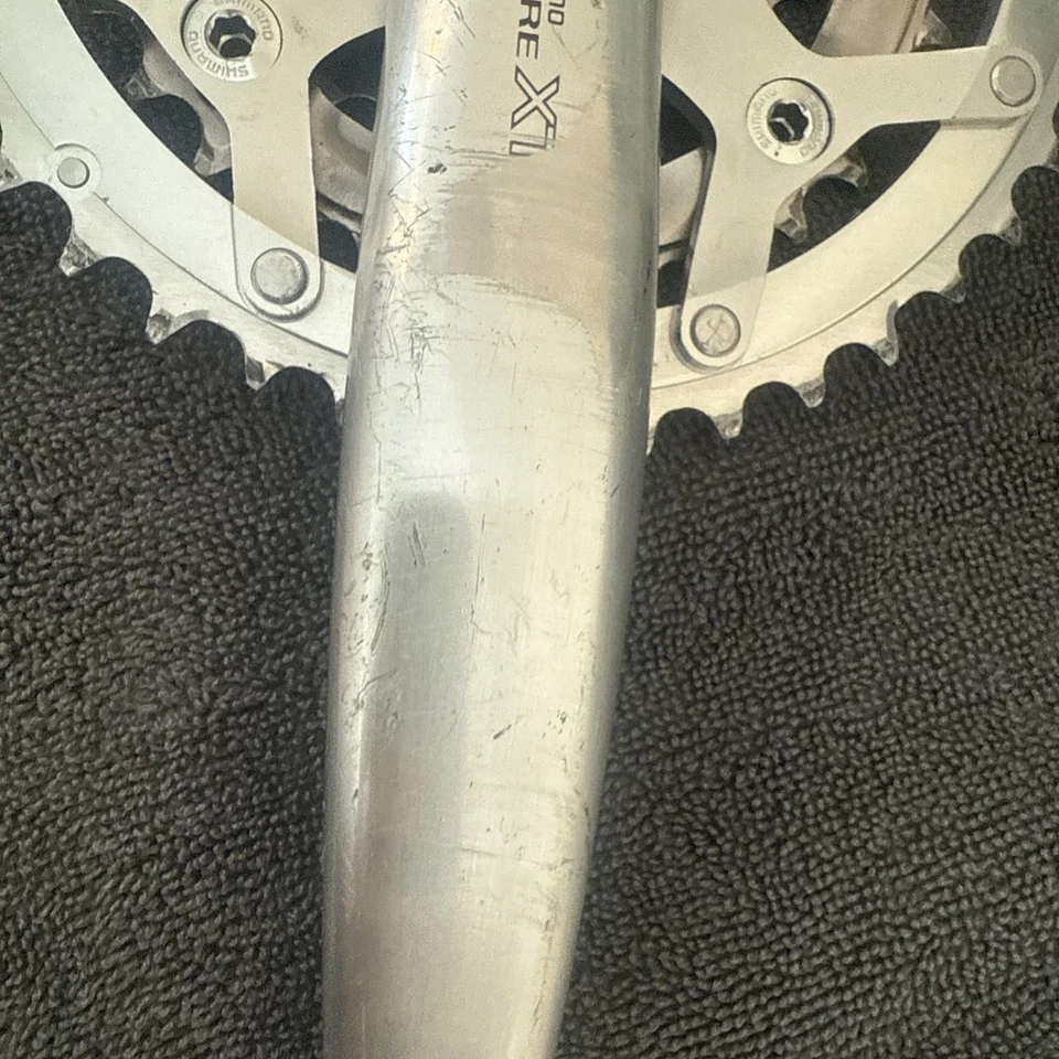 Juego de bielas Shimano XT FC-M739 175 mm 44/32/22 MTB vintage años 90 8 velocidades Foto 4 de 4