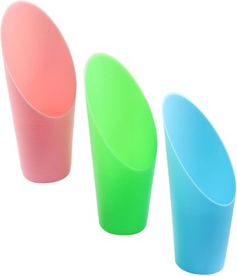 3 Pcs Bonsai Soil Scoops Plastic Garden Shovels Garden Tool, Colorful Mini Potti