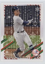 2021 Topps Holiday WalMart Mega Box Aaron Judge #HW99 13kt
