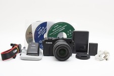Canon EOS M 18.0MP Digital Camera Black EF-M 18-55mm IS STM Exc 5 JAPAN 3116