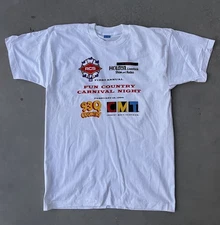 Vintage CMT Shirt XL 1994 1st Annual Fun Country Carnival Night RCS 90s Houston