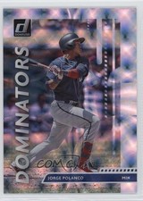 2020 Panini Donruss Dominators Silver /349 Jorge Polanco #D-11 fm0