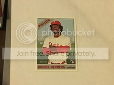 2015 Topps Heritage Odubel Herrera #666 Rookie Card. rookie card picture