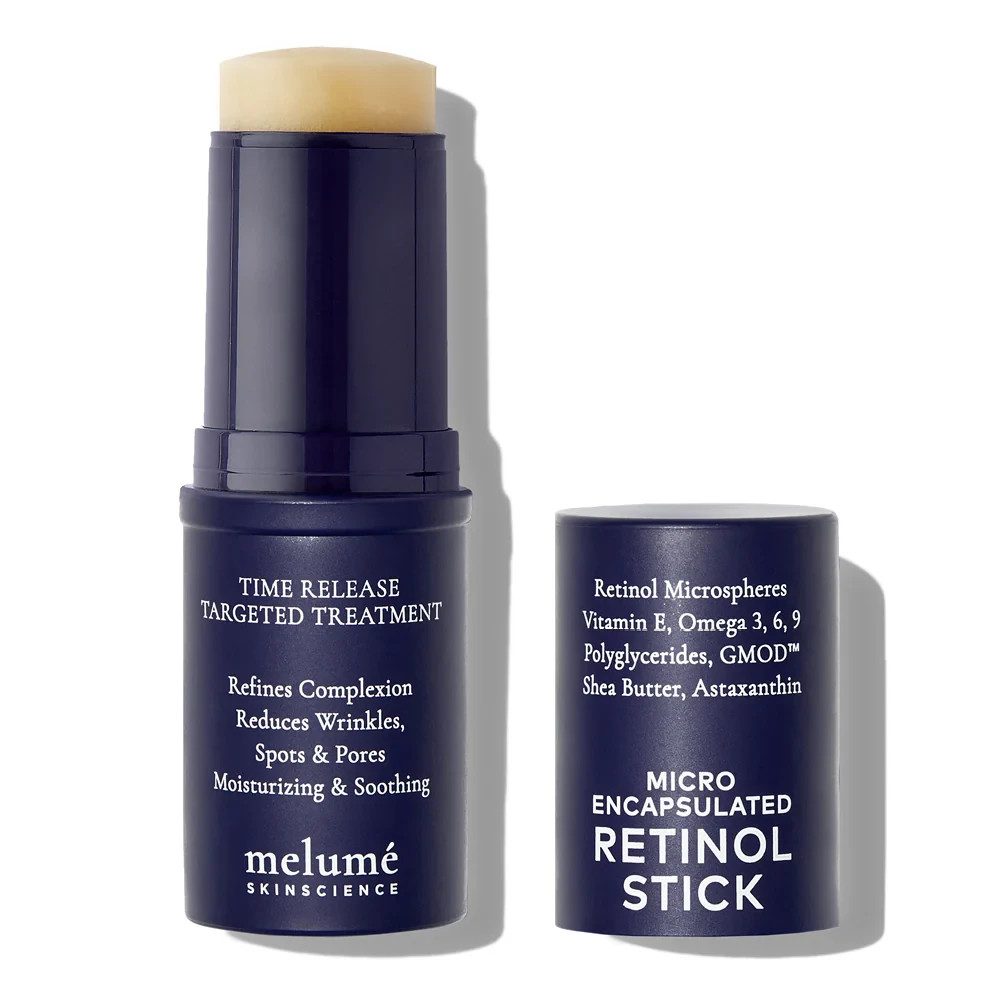 Melume Skinscience Retinol Stick Refines Complexion Reduces Wrinkles Pores Spots