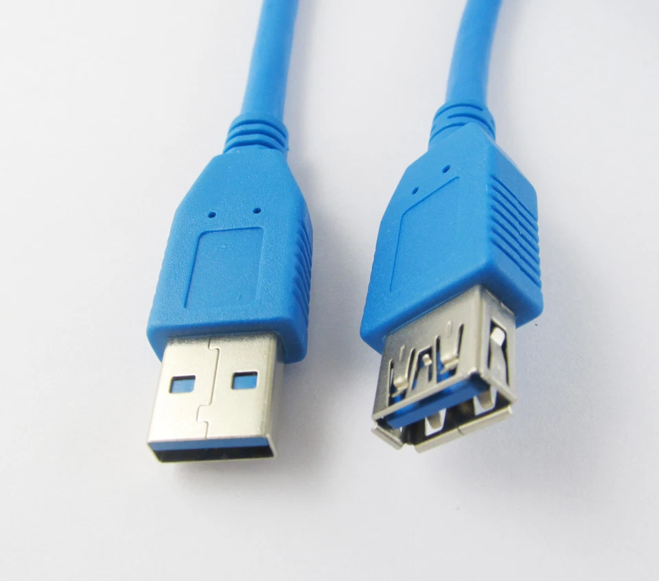 Premium Quality USB 3.0 A Male to USB 3.0 A Female Extension Cable 4.8Gbps 5FT - Image 2 of 2