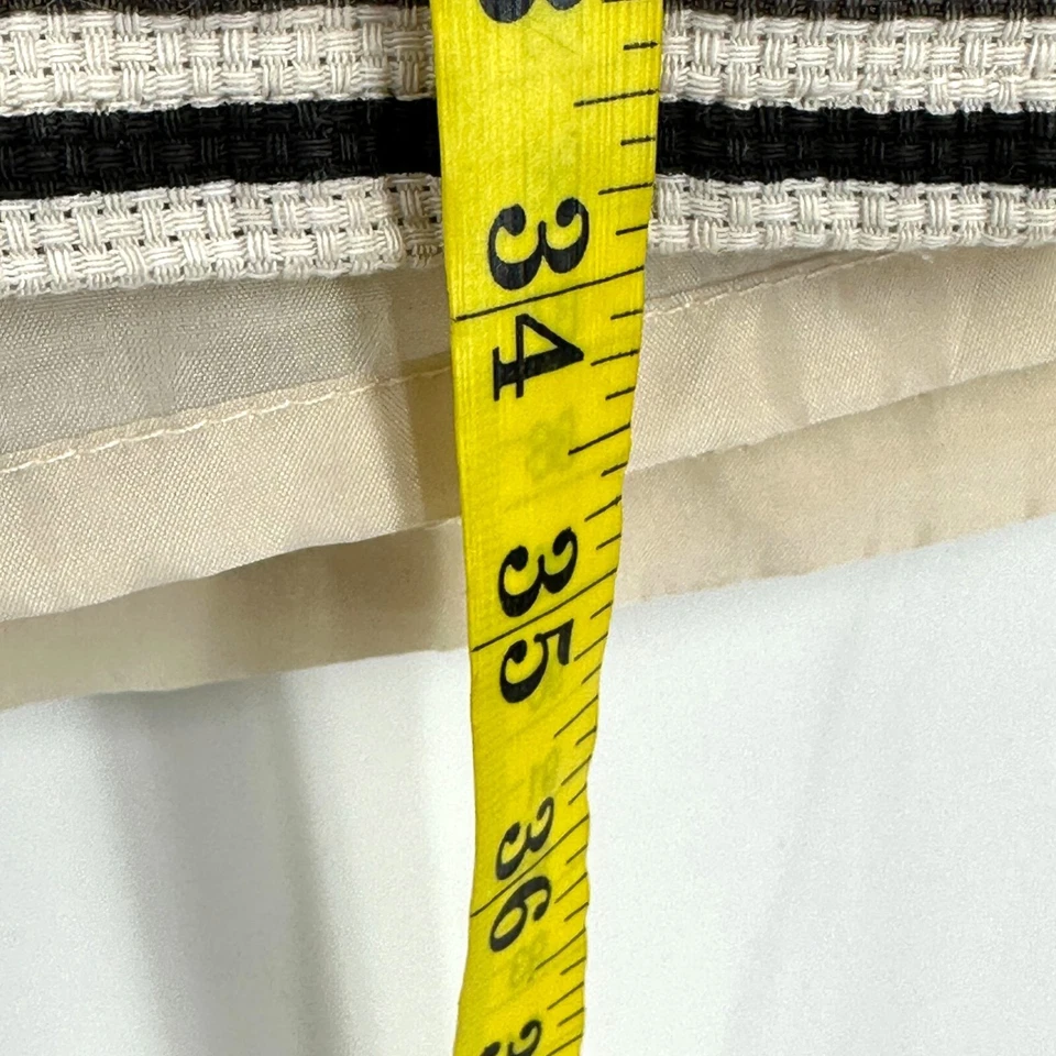 Vestido de tul para mujer sin mangas texturizado a rayas trasero lazo forrado multicolor crema L Foto 4 de 4