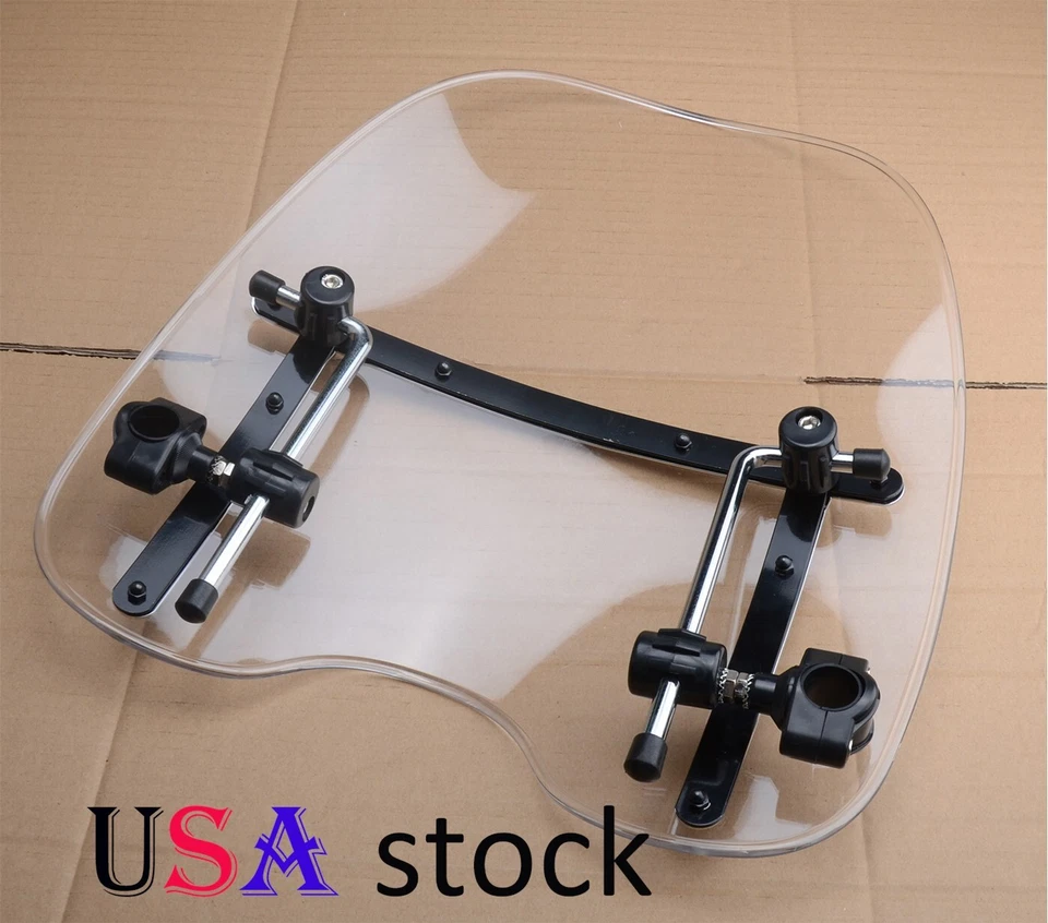 Parabrisas transparente para Yamaha V-Star XVS1100 XVS650 XVS1300 XVS950 Foto 2 de 3