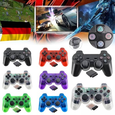 Wireless Game Controller Dual Vibration Gamepad für PlayStation2 PS2 TV Box
