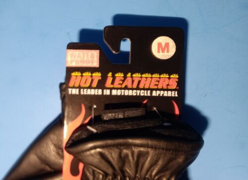 New W Tags Hot Leather Men's Winter Gloves size Medium - Picture 3 of 6