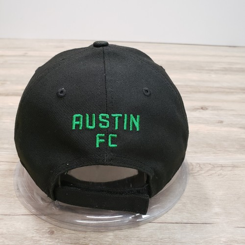 Austin FC New Era Hat Cap Strap Back Black 9Forty MLS Adjustable - Picture 3 of 8