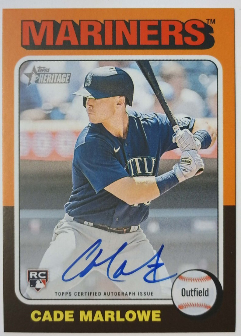 2024 Topps Heritage High Number - Real One Autographs Cade Marlowe #ROA-CMA (AU,
