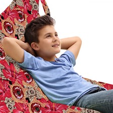 Blumen Spielzeugtasche Sitzsack Leopard Hibiscus-Plantage