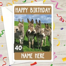 DONKEY Personalised Birthday