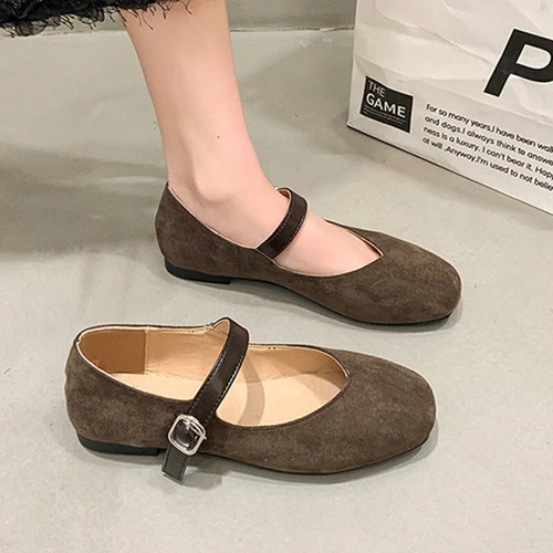 Ballerine donna slip on scuola Mary Jane punta tonda decolte comode ragazza passeggio - Foto 9 di 27