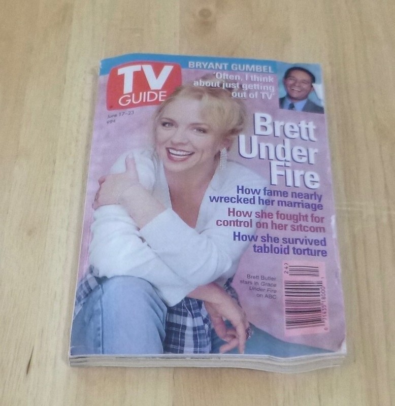 TV Guide June 17-23 1995 Brett Butler/Grace Under Fire Charlotte NC Edition