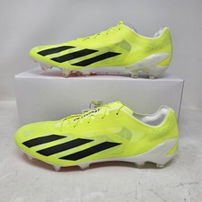 Men's Adidas X Crazyfast FG Firm Ground Soccer Cleats / Solar Yellow / IE2375