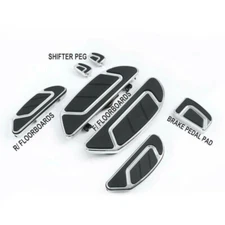 Floorboard Brake Pedal Shift Pegs Fit For Harley Touring Road King 86-Up