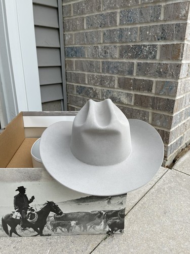 Stetson 6X Pure Fur Felt Skyline Silver 