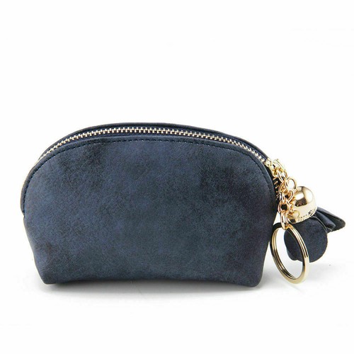 Women Leather Small Wallet Card Key Holder Zip Coin Purse Clutch Bag Ladies Bag/ - Picture 6 of 13