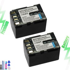 2x Battery for JVC BN-V408, BN-V416, BN-V428, BN-V38 2200mah