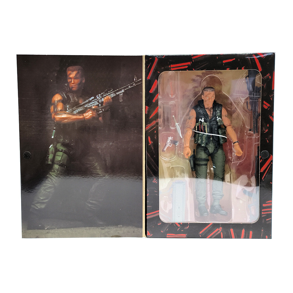 NECA Ultimate Commando John Matrix Schwarzenegger 18cm Action