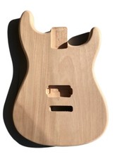 DIY Electric Guitar Body Mahogany Wood Unfinished Bolt on Heel for Replacement