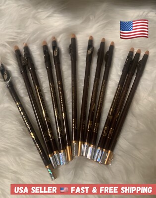 6X  Pair Davis Waterproof Lip Eyeliner Pencil Color No.018