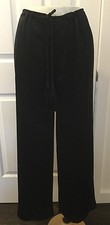 NWT 398 Ralph Lauren Black Wide Leg Pants Size 8 - Blue Label Z185-41