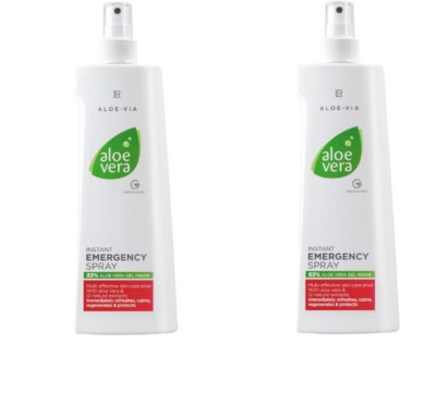 2x LR Aloe Vera Notfallspray Emergency Spray SOS Spezial Pflege Körperspray