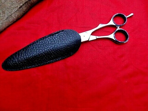Japanese Steel_TOP Pet 10",9" DOWNWARD & UPWARD CURVED Scissors dog/cat grooming - Picture 10 of 49