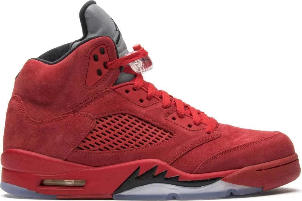 靴 Air Jordan 5 Retro Varsity Red 9.5 Jordan 5 Retro Raging Bull Red Suede for Sale | Authenticity