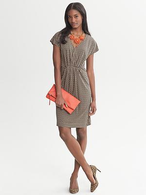 Robe Bobbie Brooks Sans Manches – Motif Automne Marron – NEUF Avec étiquettes (M)