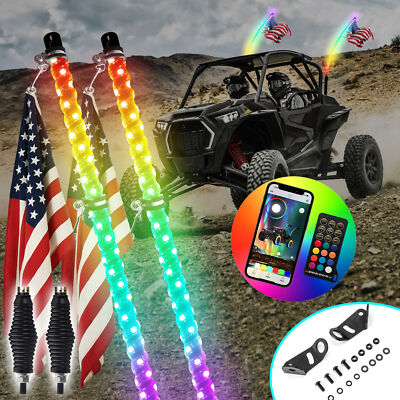 UTV Whip Light Mount & Flag Bracket For 2022+ Polaris RZR PRO R / PRO R 4 – Heavy-Duty Steel