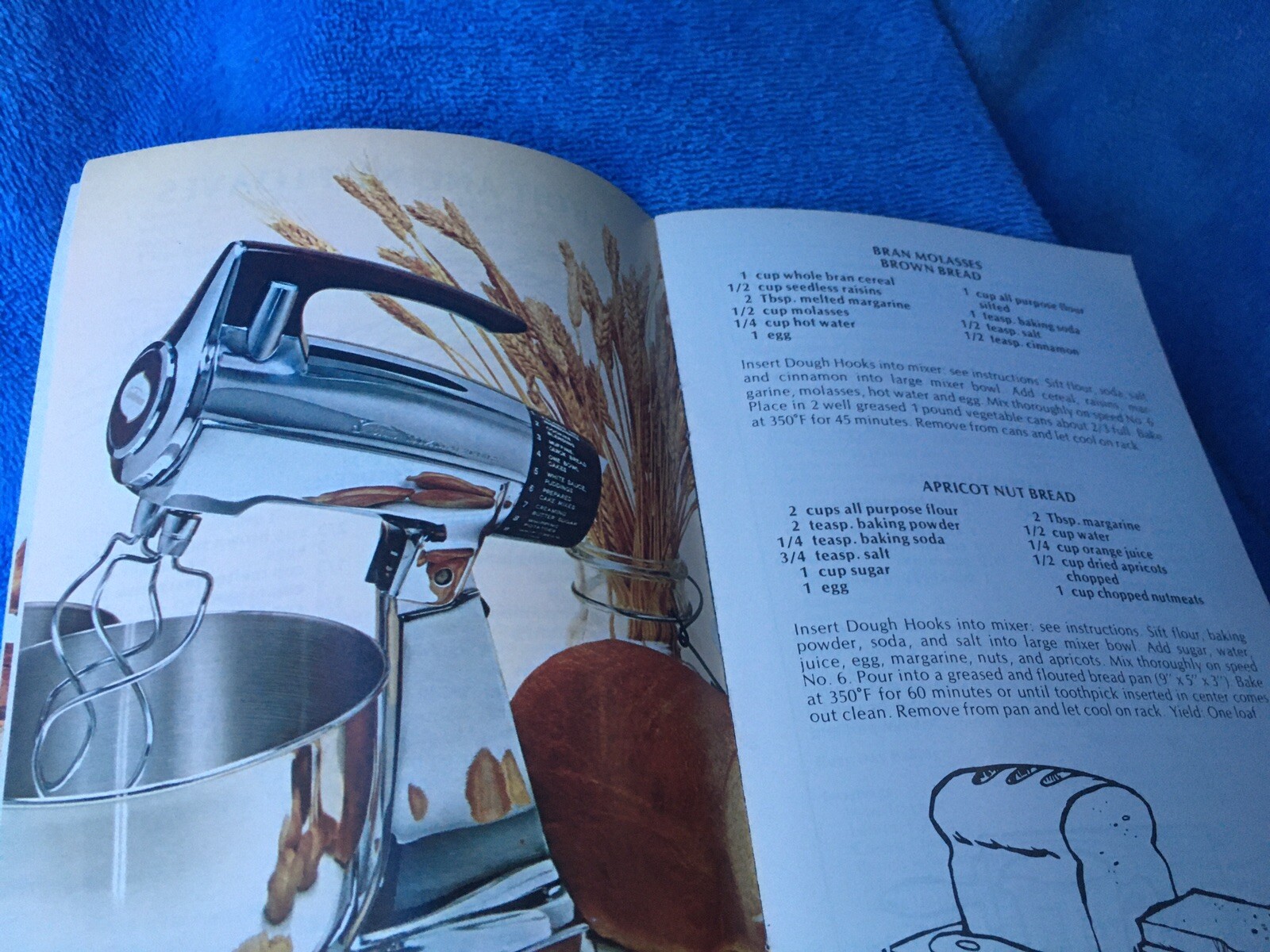 Vintage 1975 Sunbeam Deluxe Mixmaster Mixer Recipes Booklet Over 50 Pages