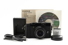 Fuji Fujifilm X10 Black 12.0MP Compact Digital Camera Exc 5 From JAPAN 2217