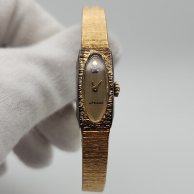 ▪︎Vtg Wittnauer Women\'s Watch Vintage Wittnauer Ladies Wristwatch Watch w/ Diamond Dial  main image 2