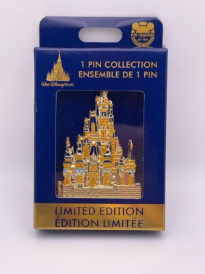 Disney World 50th Anniversary Jumbo Cinderella Castle Hinged Pin