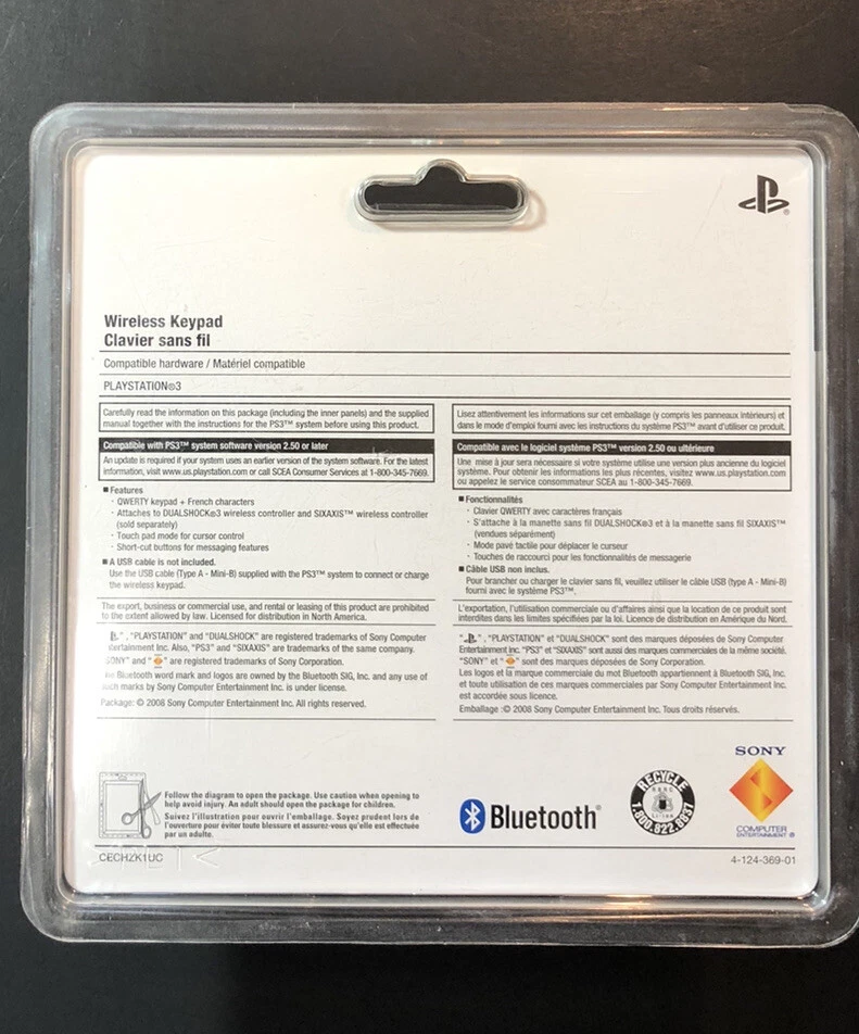 Official Sony PS3 Controller Attachment [ Wireless Keypad ] NEW - Image 2 of 4
