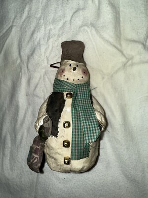 Vintage Tj Maxx Snowman With Scarf 