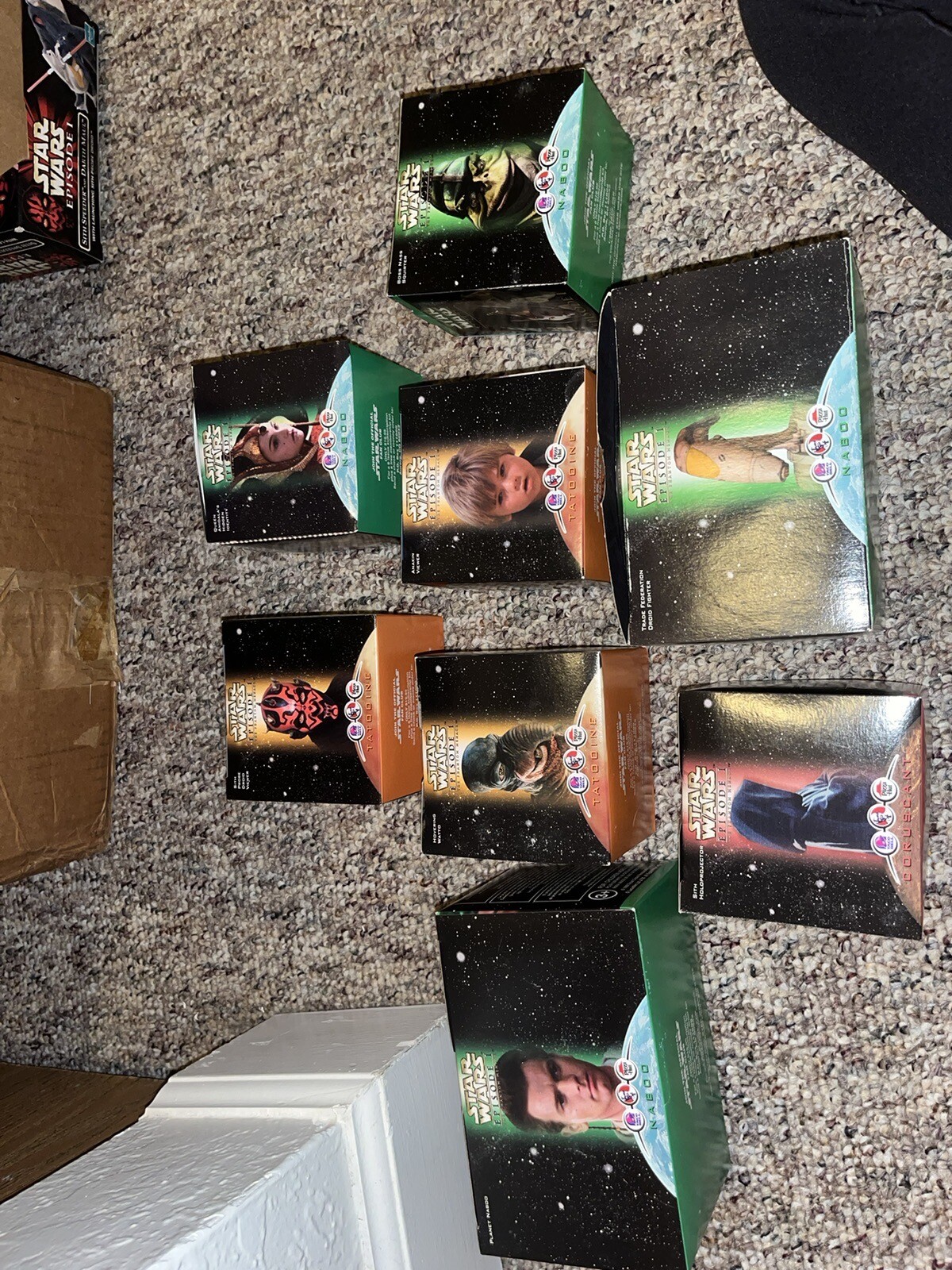 8 Star Wars 1999 Toys from Episode 1 KFC Taco Bell Pizza Hut Promo Prize