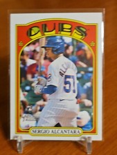 2021 Heritage High Number Base SP #721 Sergio Alcantara - Chicago Cubs!