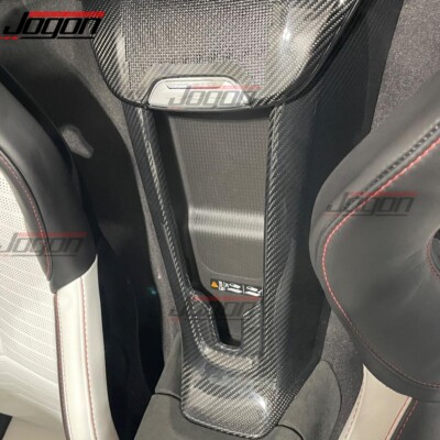 Real Carbon Waterfall Backseat Charger Covers For Corvette C8 Stingray Coupe 20+