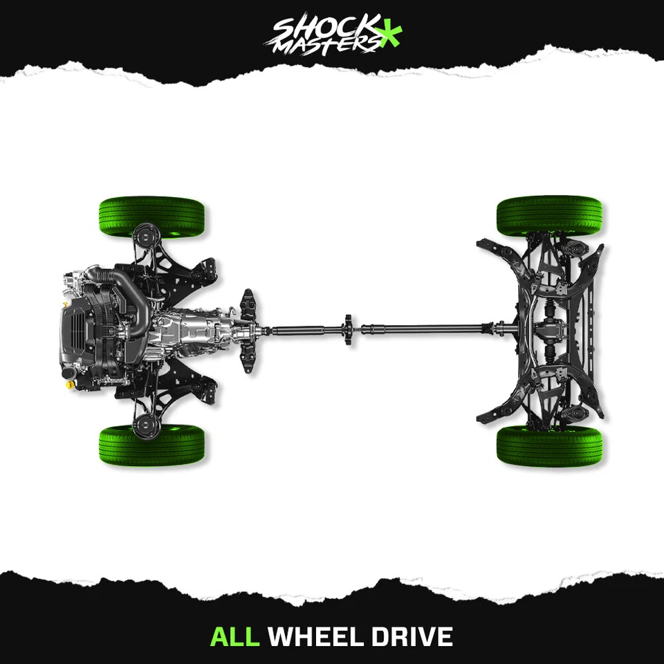 Front Pair Suspension Strut Coil Spring Kit for 2013-2019 Cadillac ATS AWD Foto 3 de 4