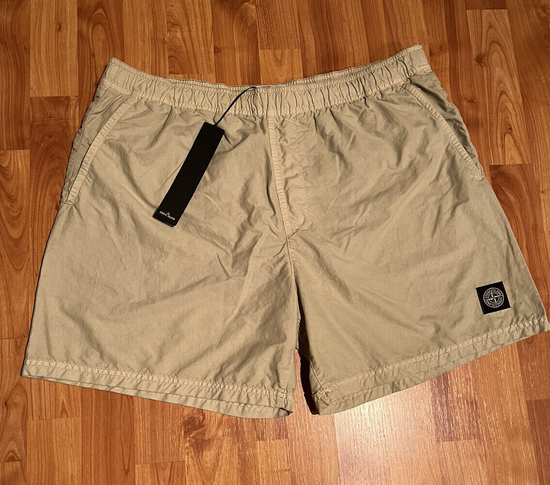 NEW MEN'S XL XXL STONE ISLAND B0946 BRUSHED NYLON SHORTS IN