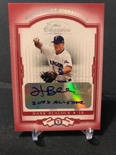 2004 Donruss Classics Hank Blalock Auto! Red /50 AS. Insc! Rangers Great! Rare