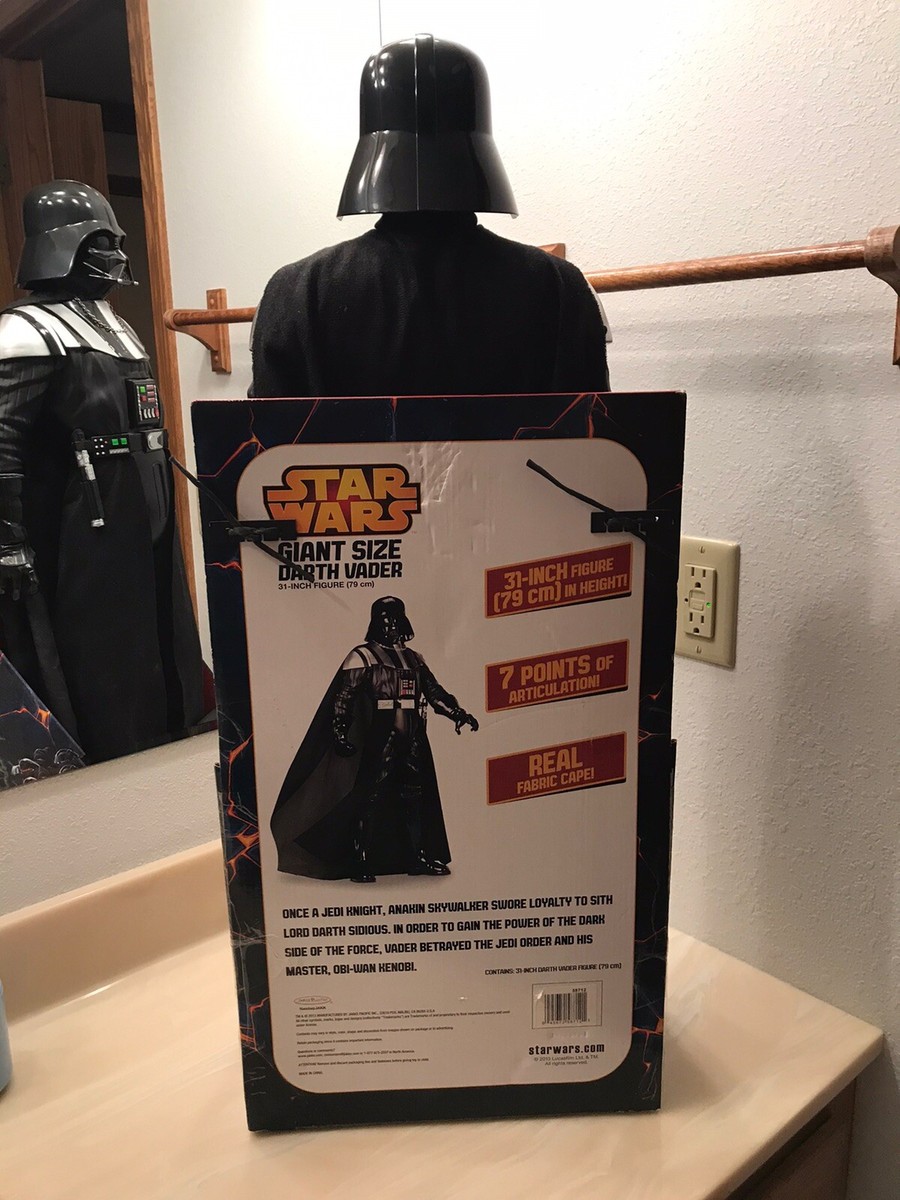 New 2013 Star Wars Giant Darth Vader Action Figure 31 inch Jakks
