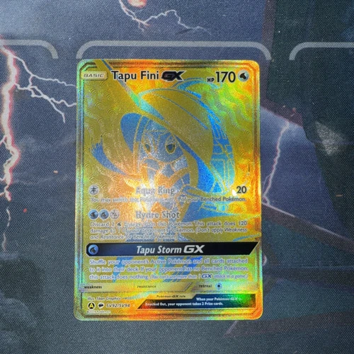 Pokemon - Tapu Fini GX - SV92/SV94 - Hidden Fates Shiny Vault - Holo NM