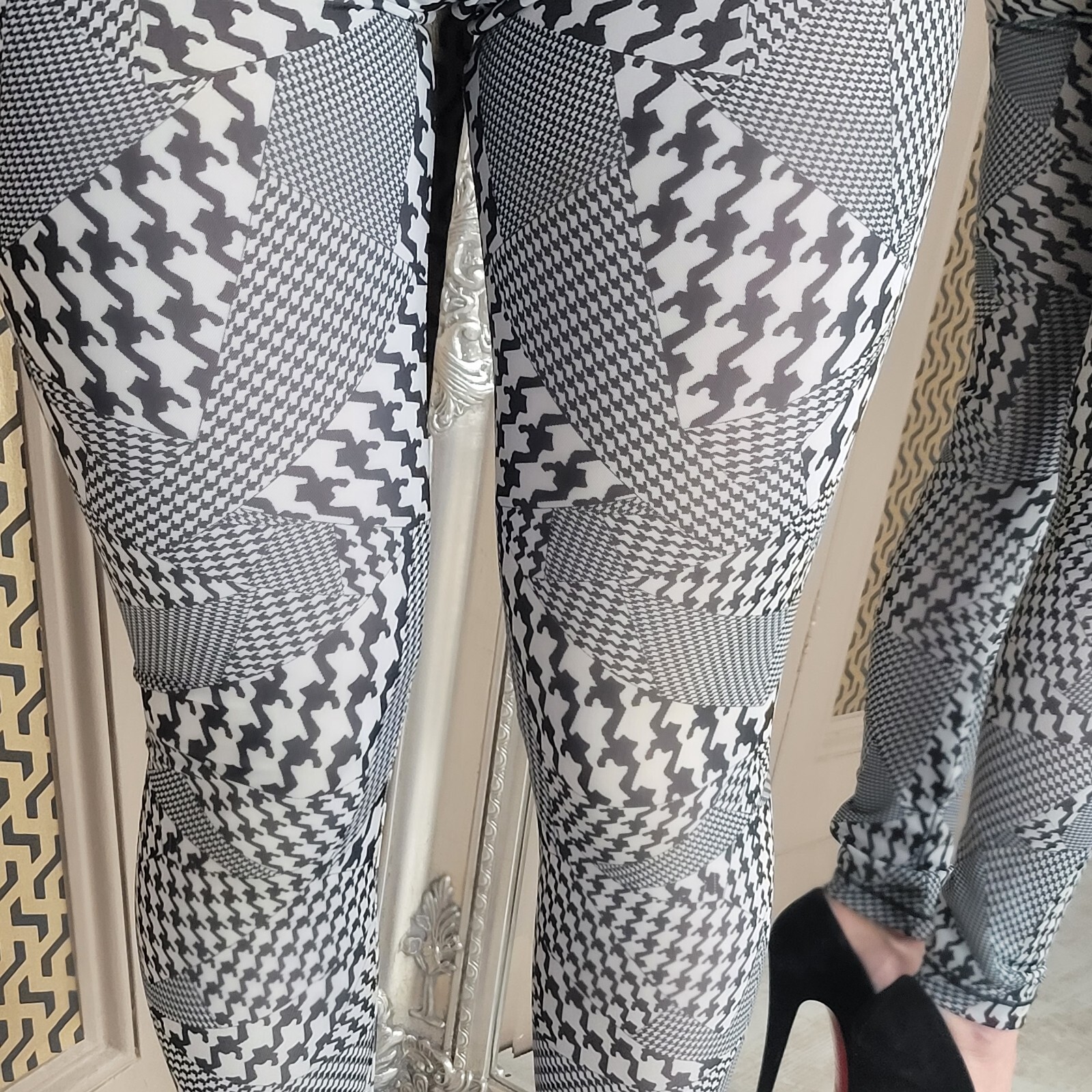 Alexander Mcqueen Patterned Stretch Leggings Pant… - image 12